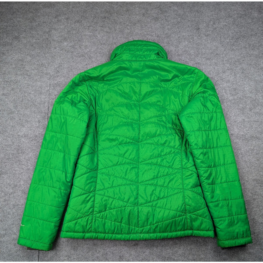 Columbia Omni Heat Puffer Jacket Womens Large Kelly Green Outdoor Utility Hike - Picture 5 of 8